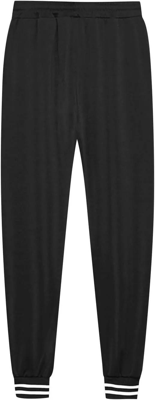 2 Piece Outfit for Women Long Sleeve Cropped Jackets and Drawstring Sweatpants Sets Workout Running Track Suits