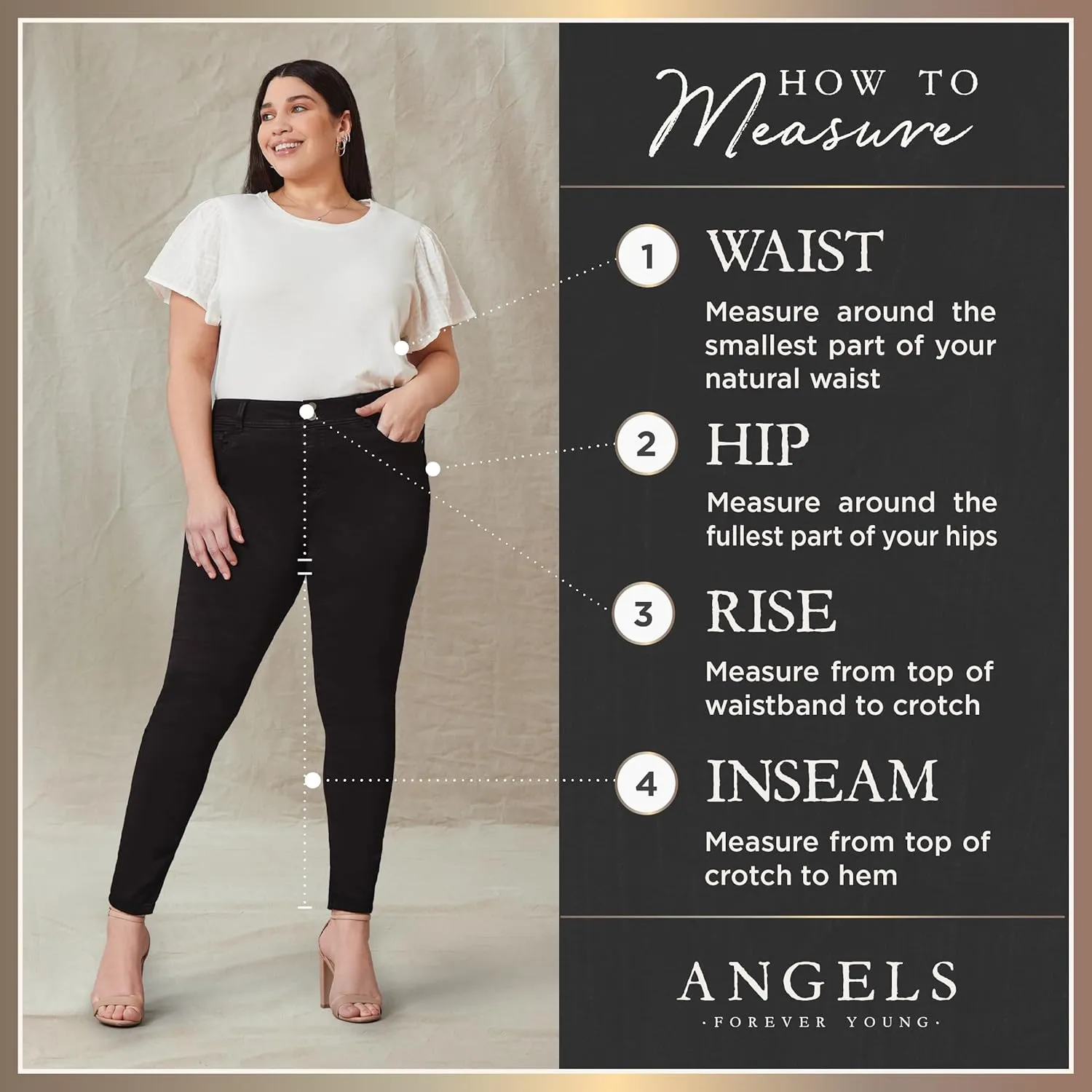 Angels Forever Young Women's Jeanie Lift Skinny Jeans