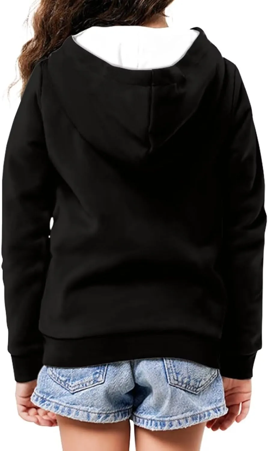Boys Girls Hoodies Zipper Sweatshirt Long Sleeve Hoodie Sweatshirt with Pockets Pullover Tops Age 6-14