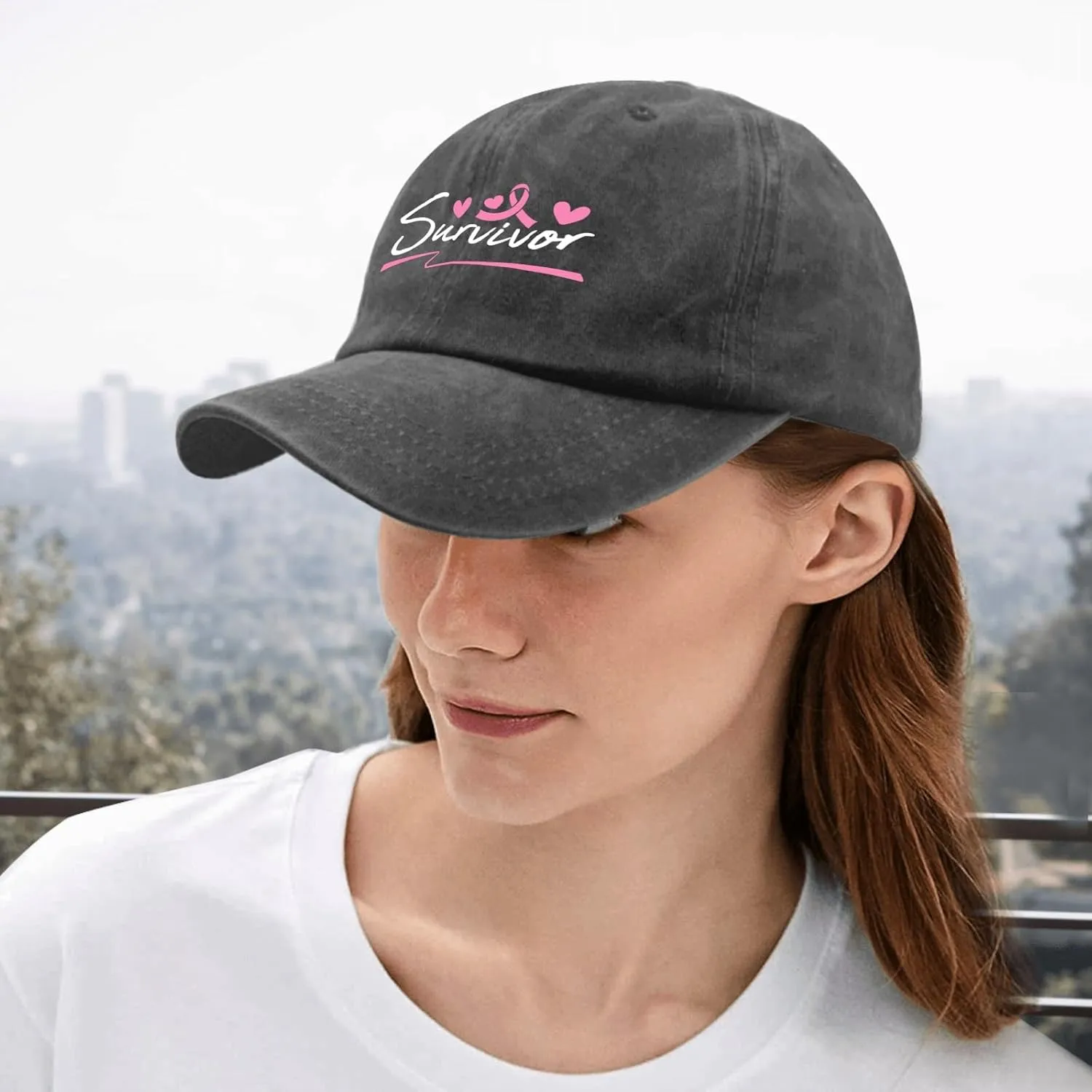 Breast Golf Hat Camp Hat Pigment Black Hiking Hat Women Gifts for Him Golf Hats