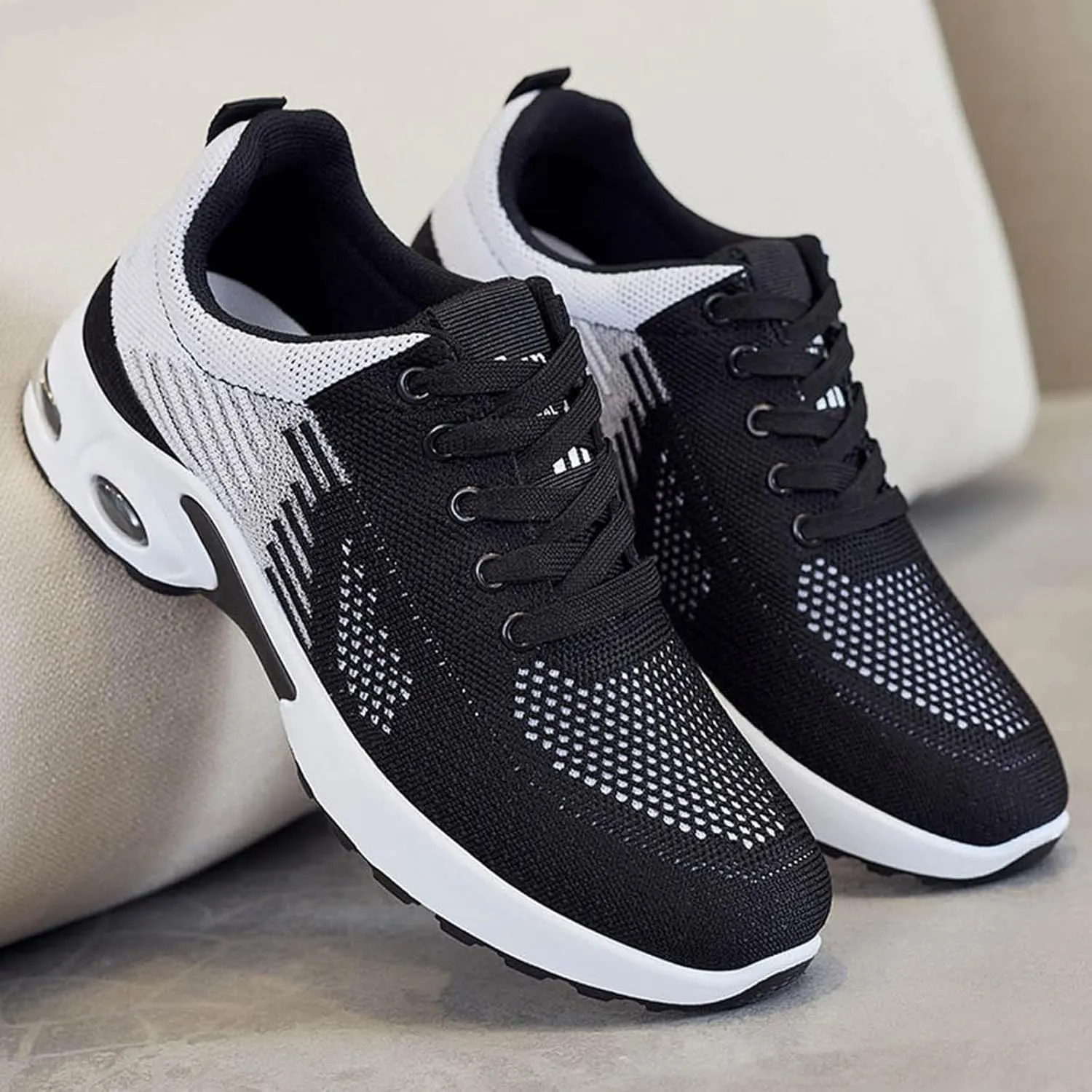 Cathalem Womens Orthopedic Sneakers Air Cushion Running Shoes Mesh Gym Work Fashion Sneakers Lightweight Tennis Walking Shoes