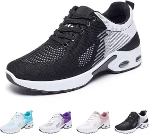 Cathalem Womens Orthopedic Sneakers Air Cushion Running Shoes Mesh Gym Work Fashion Sneakers Lightweight Tennis Walking Shoes