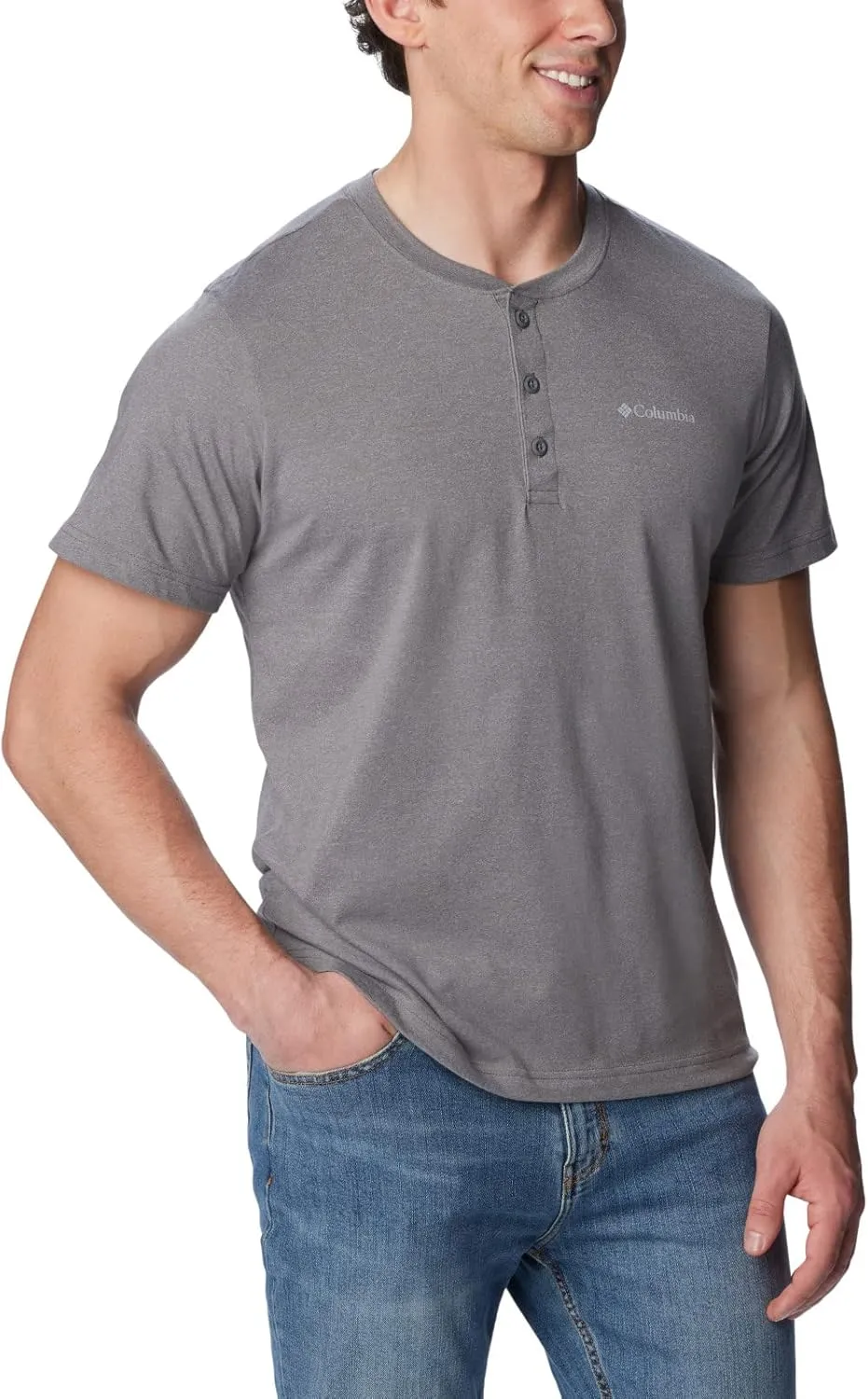 Columbia Men's Thistletown Hills Short Sleeve Henley