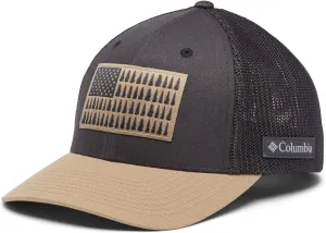 Columbia Tree Flag Mesh Ball Cap-Low Crown