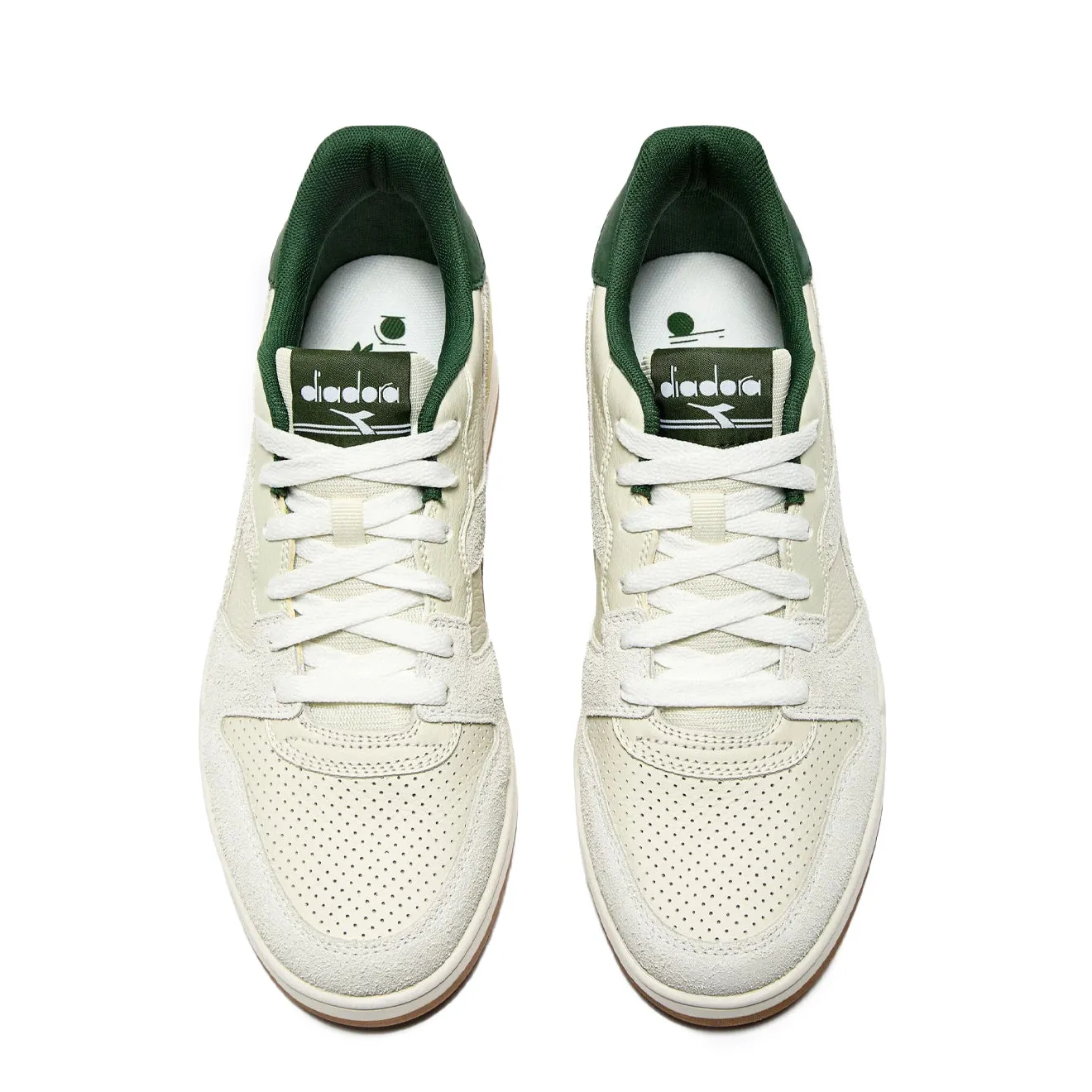 Diadora Deuce M2 Hairy Trainer White / Foliage Green