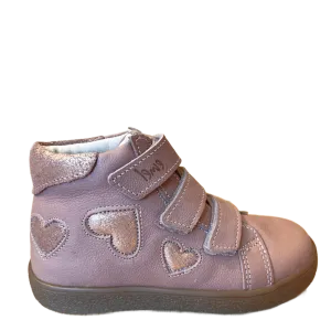 (E 2806-2) Emel Pink stars Velcro Trainers