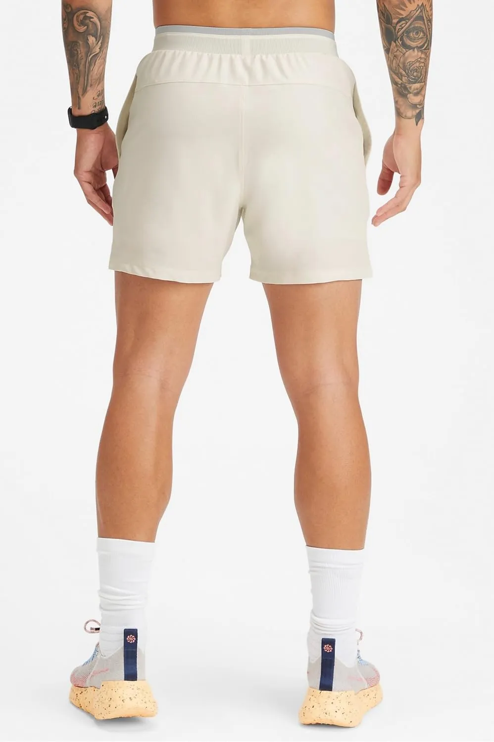 Fabletics Men's The Fundamental Short II (Lined), Workout, Running, Training, Gym, Yoga, Ultra Lightweight