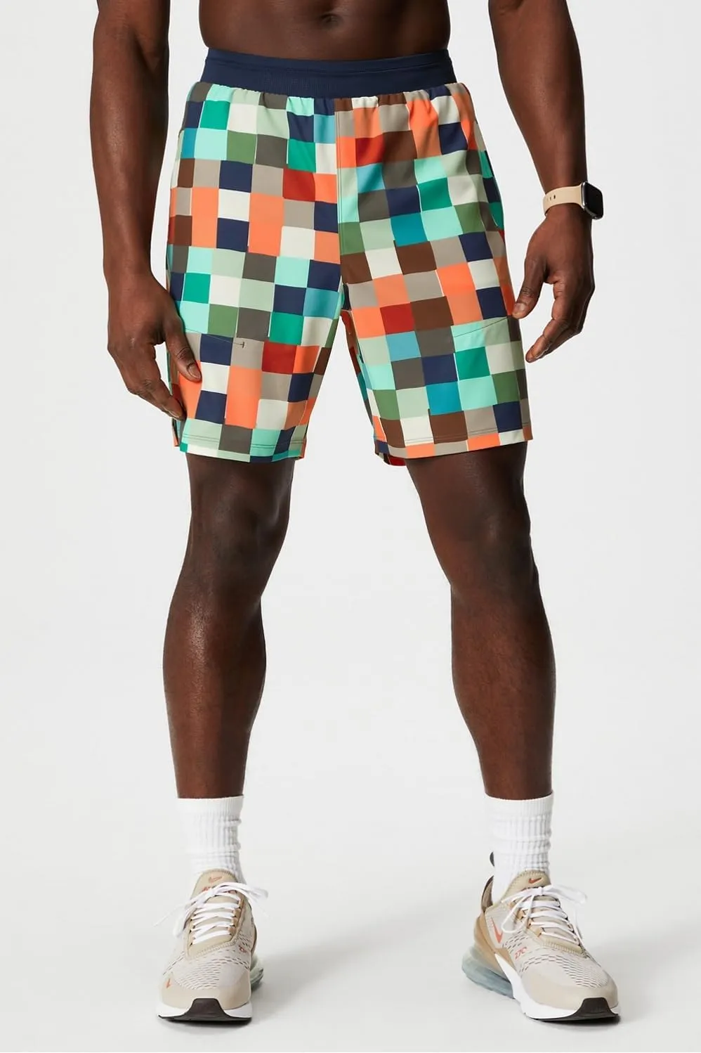 Fabletics Men's The Fundamental Short II (Lined), Workout, Running, Training, Gym, Yoga, Ultra Lightweight