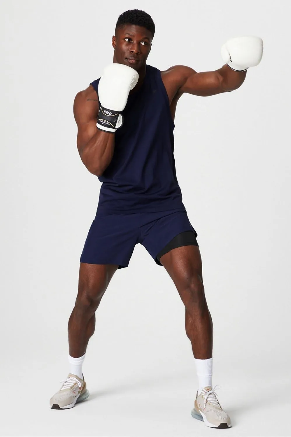 Fabletics Men's The Fundamental Short II (Lined), Workout, Running, Training, Gym, Yoga, Ultra Lightweight