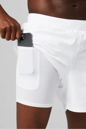 Fabletics Men's The Fundamental Short II (Lined), Workout, Running, Training, Gym, Yoga, Ultra Lightweight