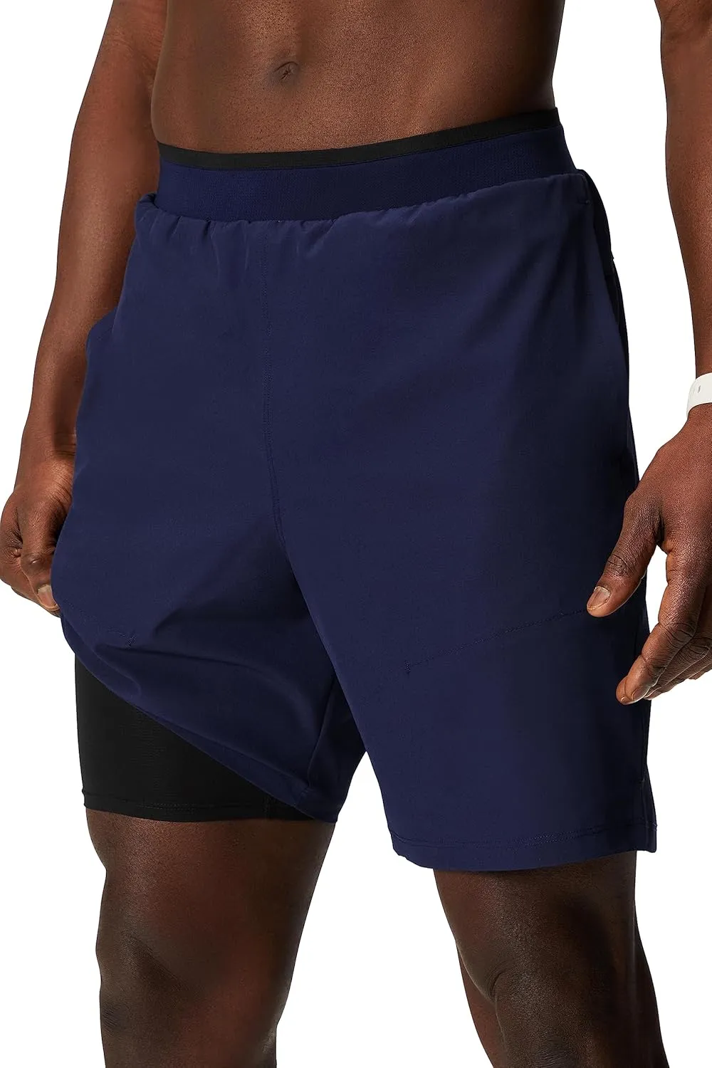 Fabletics Men's The Fundamental Short II (Lined), Workout, Running, Training, Gym, Yoga, Ultra Lightweight