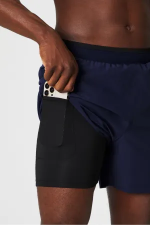 Fabletics Men's The Fundamental Short II (Lined), Workout, Running, Training, Gym, Yoga, Ultra Lightweight