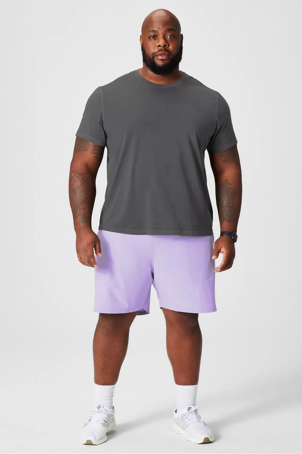 Fabletics Men's The Fundamental Short II, Workout, Running, Training, Gym, Yoga, Ultra Lightweight