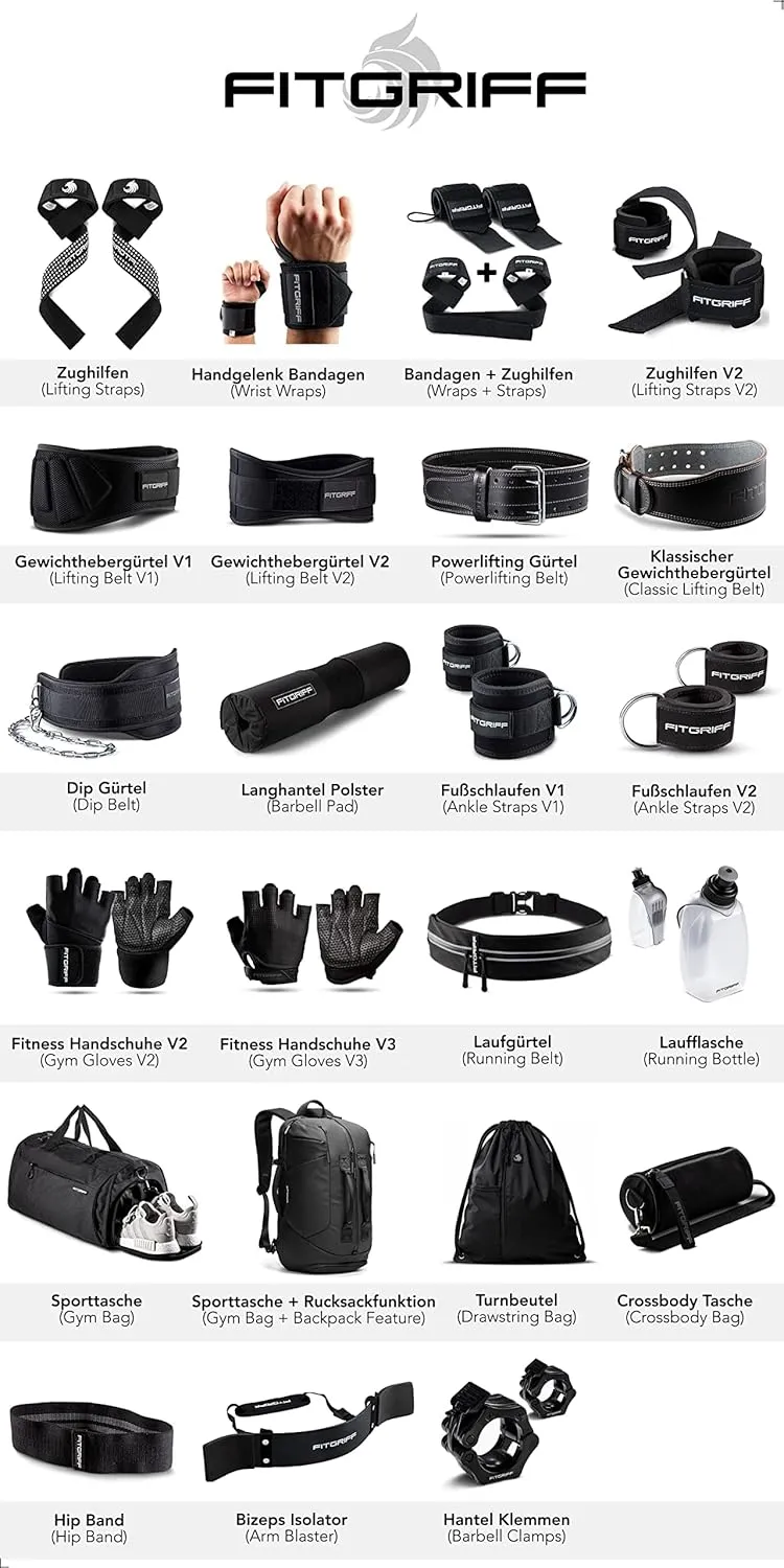 Fitgriff Gym Bag for Men & Women with Shoe & Wet Compartment - Duffle Bag for Travel, Sports, Fitness & Workout