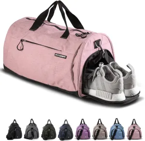 Fitgriff Gym Bag for Men & Women with Shoe & Wet Compartment - Duffle Bag for Travel, Sports, Fitness & Workout