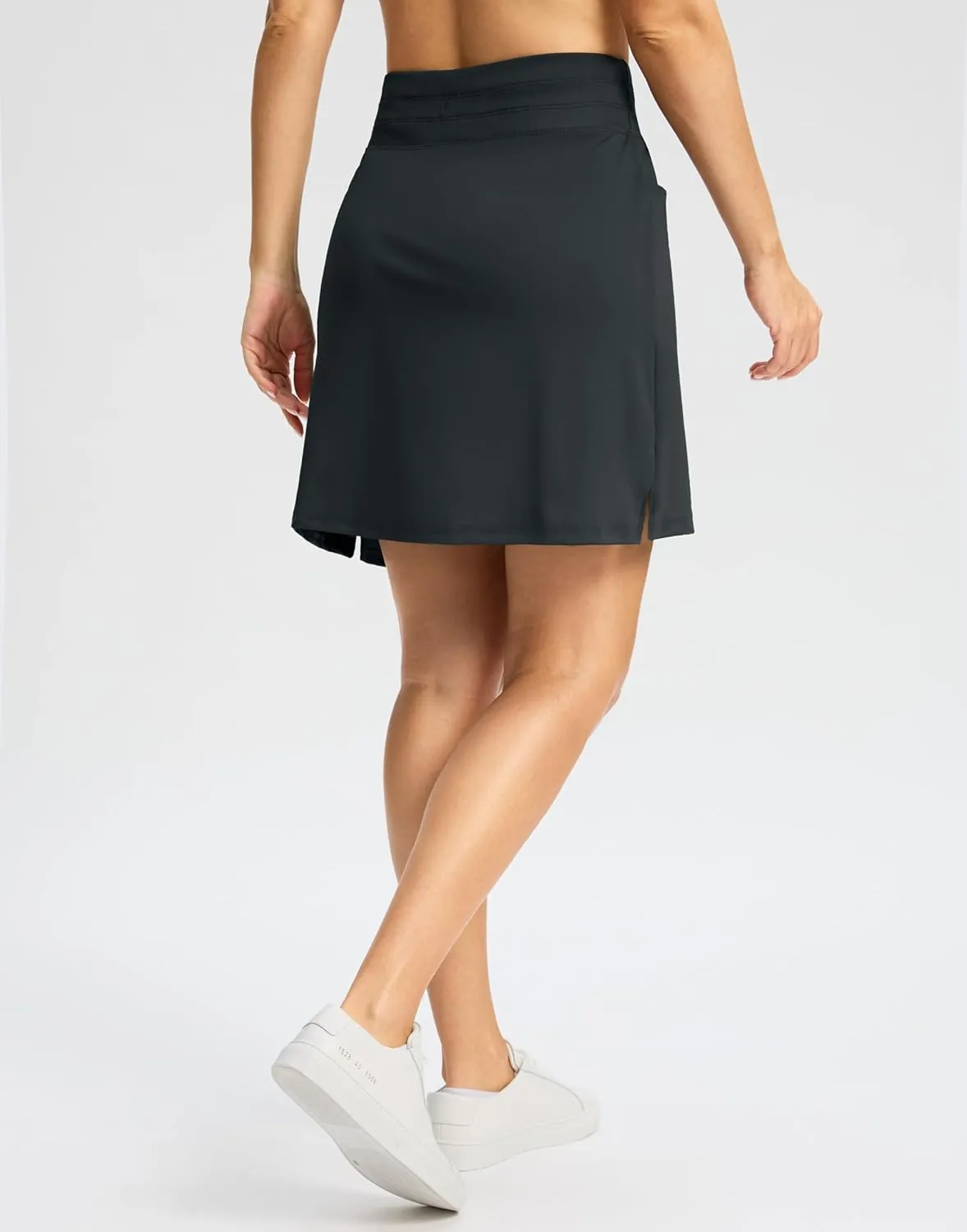 G Gradual Women's 18" Golf Skorts Skirts with 3 Pockets High Waisted Athletic Skorts for Women Stretchy Tennis Skirts