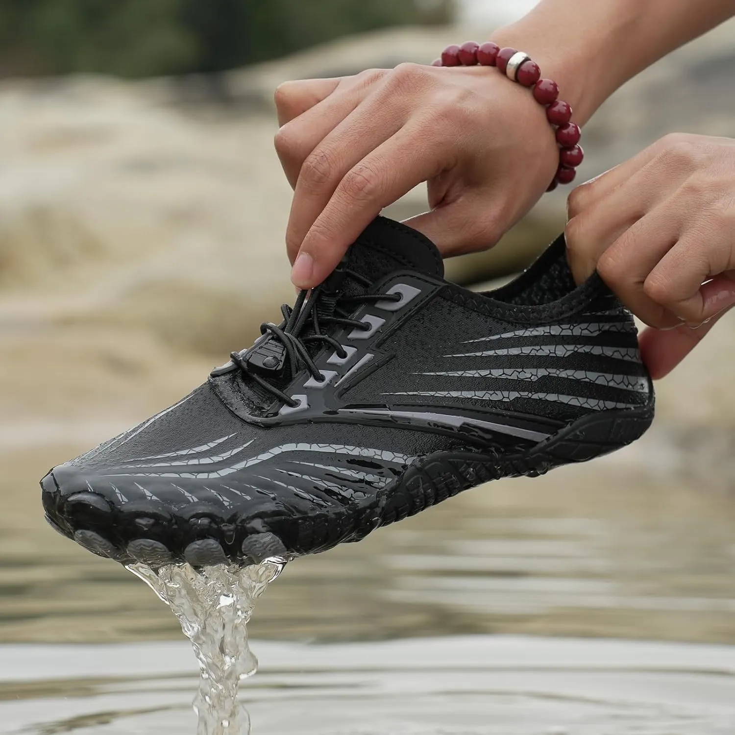 Hike Barefoot Footwear Shoes Unisex Non-Slip Healthy Wide Toe Box Zero Drop Water Shoes Breathable Soft Comfy Trail Footwear Quick Dry Beach Walking Athletic Sneakers