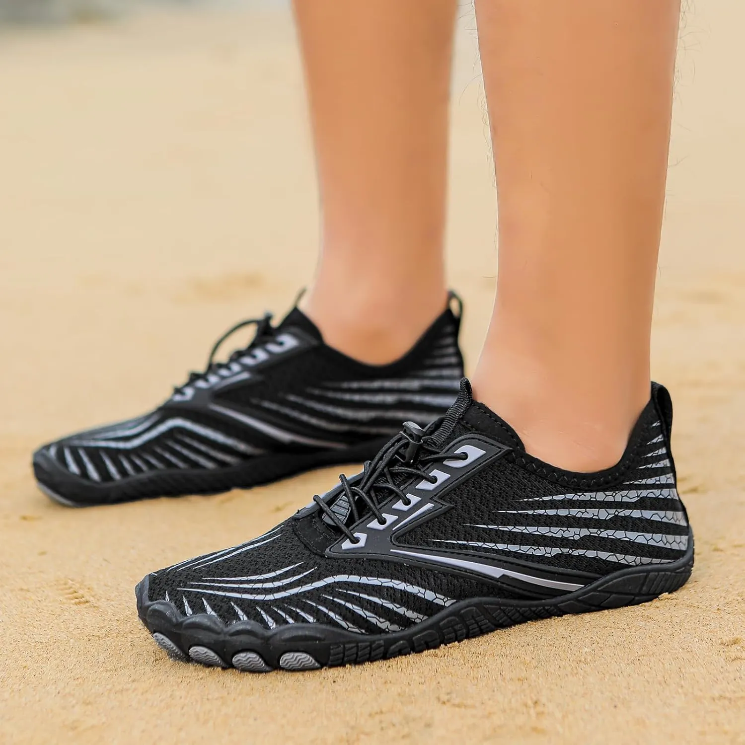Hike Barefoot Footwear Shoes Unisex Non-Slip Healthy Wide Toe Box Zero Drop Water Shoes Breathable Soft Comfy Trail Footwear Quick Dry Beach Walking Athletic Sneakers