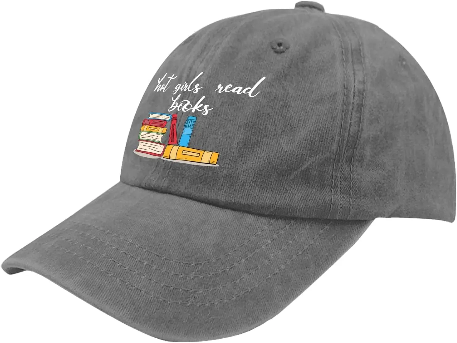 Hot Girls Read Books Hat Womens Retro Book Lover Trucker Hat Mens Ball Caps with Design for Engineers