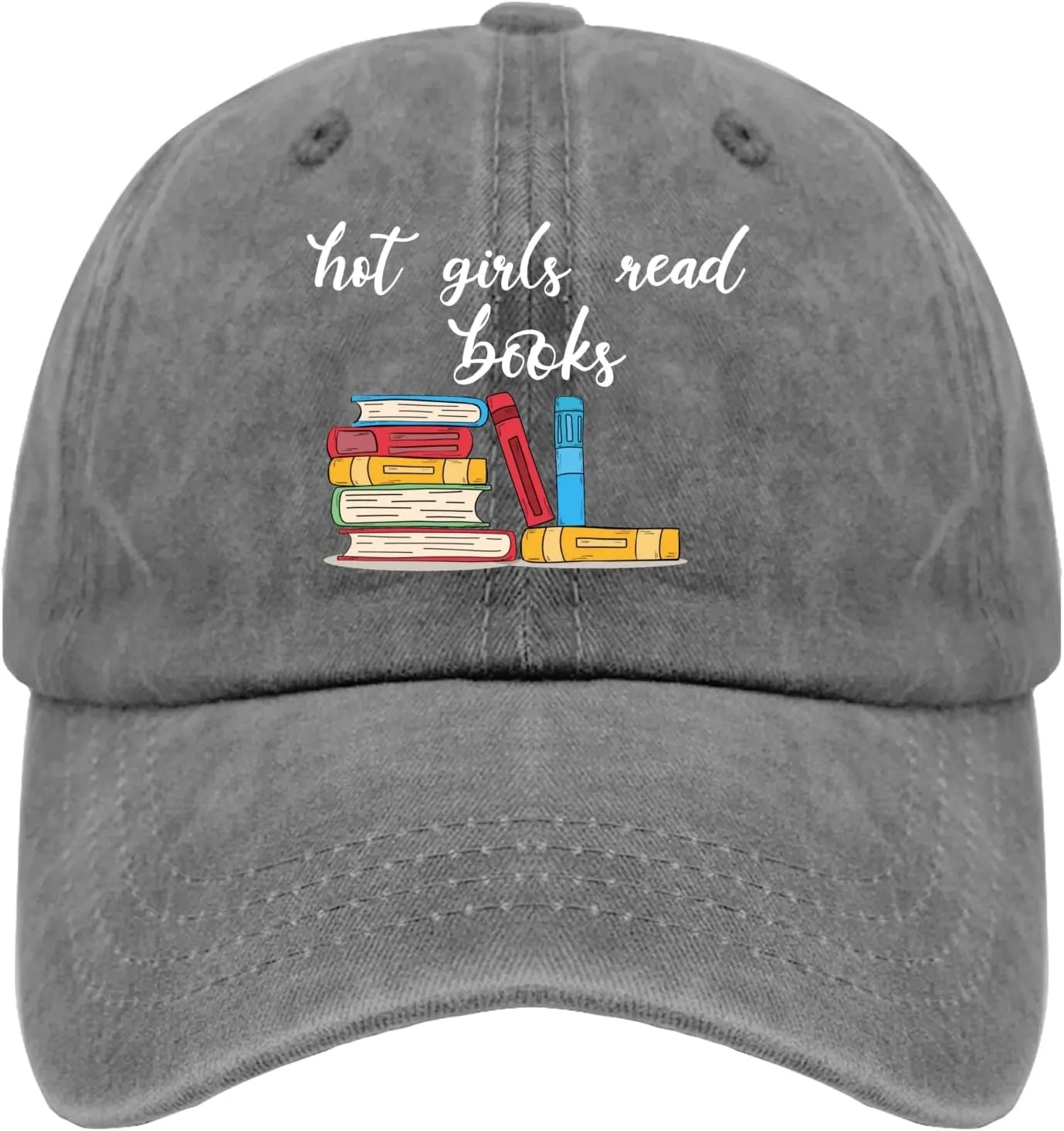 Hot Girls Read Books Hat Womens Retro Book Lover Trucker Hat Mens Ball Caps with Design for Engineers