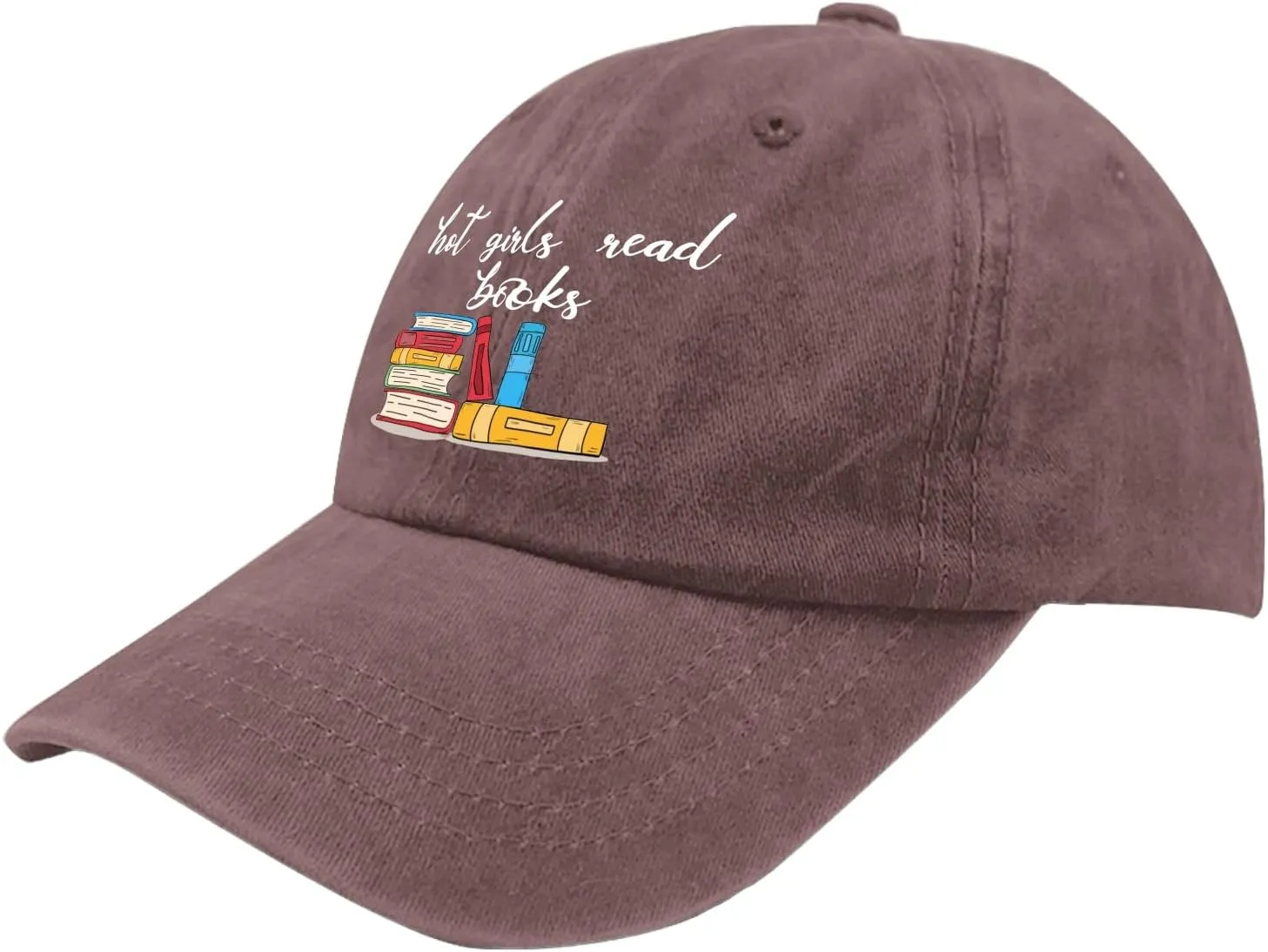 Hot Girls Read Books Hat Womens Retro Book Lover Trucker Hat Mens Ball Caps with Design for Engineers