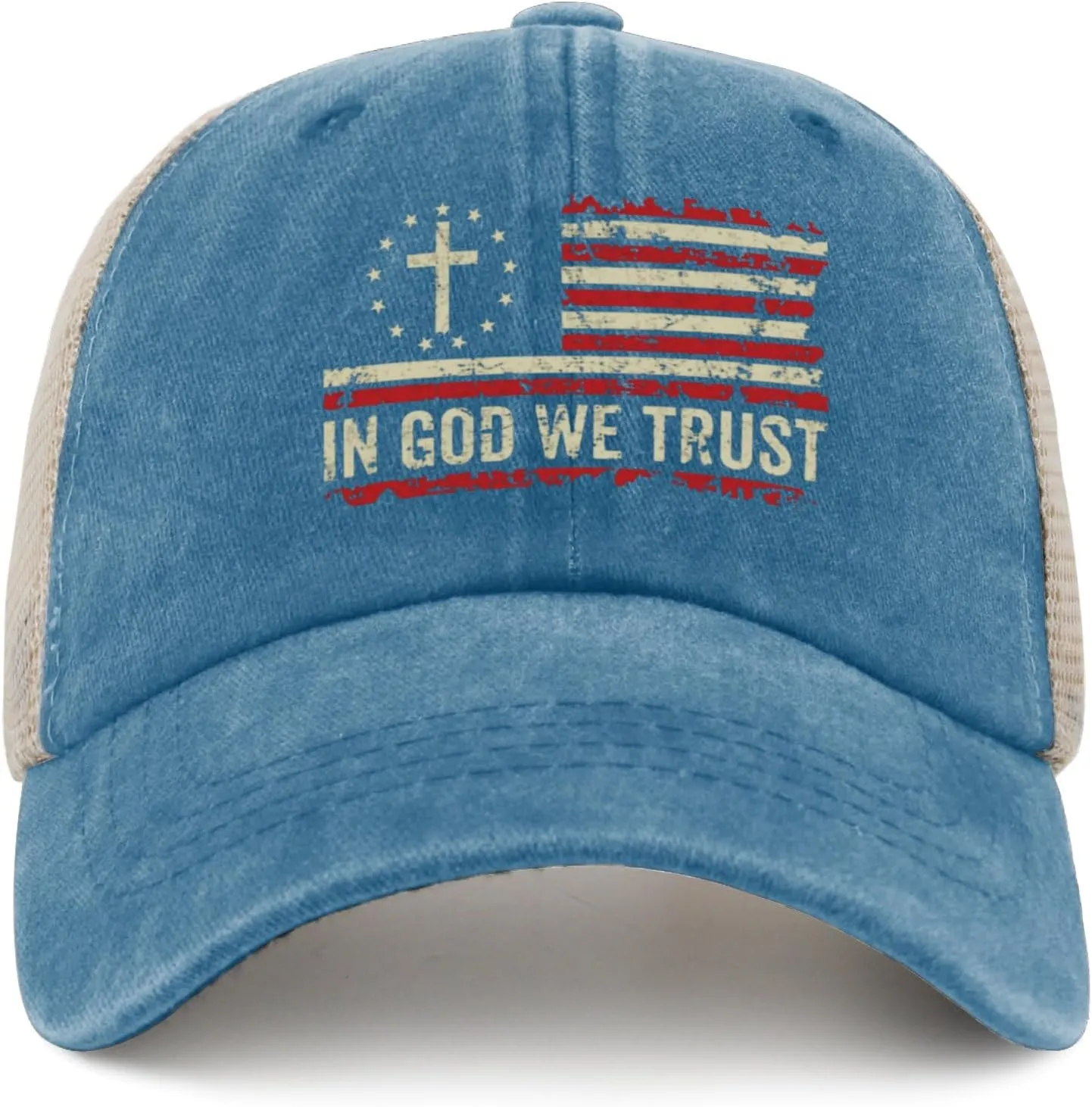 in god we Trust hat for Women Fashion Trucker hat for Women Trucker hat Cycling Cap with Design for