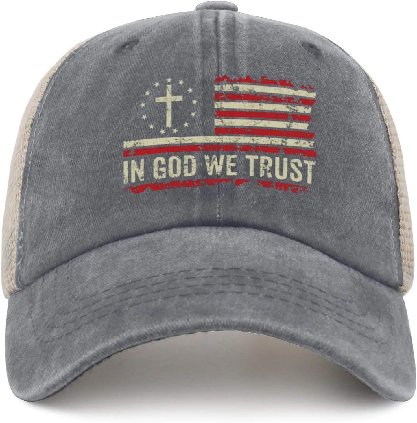 in god we Trust hat for Women Fashion Trucker hat for Women Trucker hat Cycling Cap with Design for