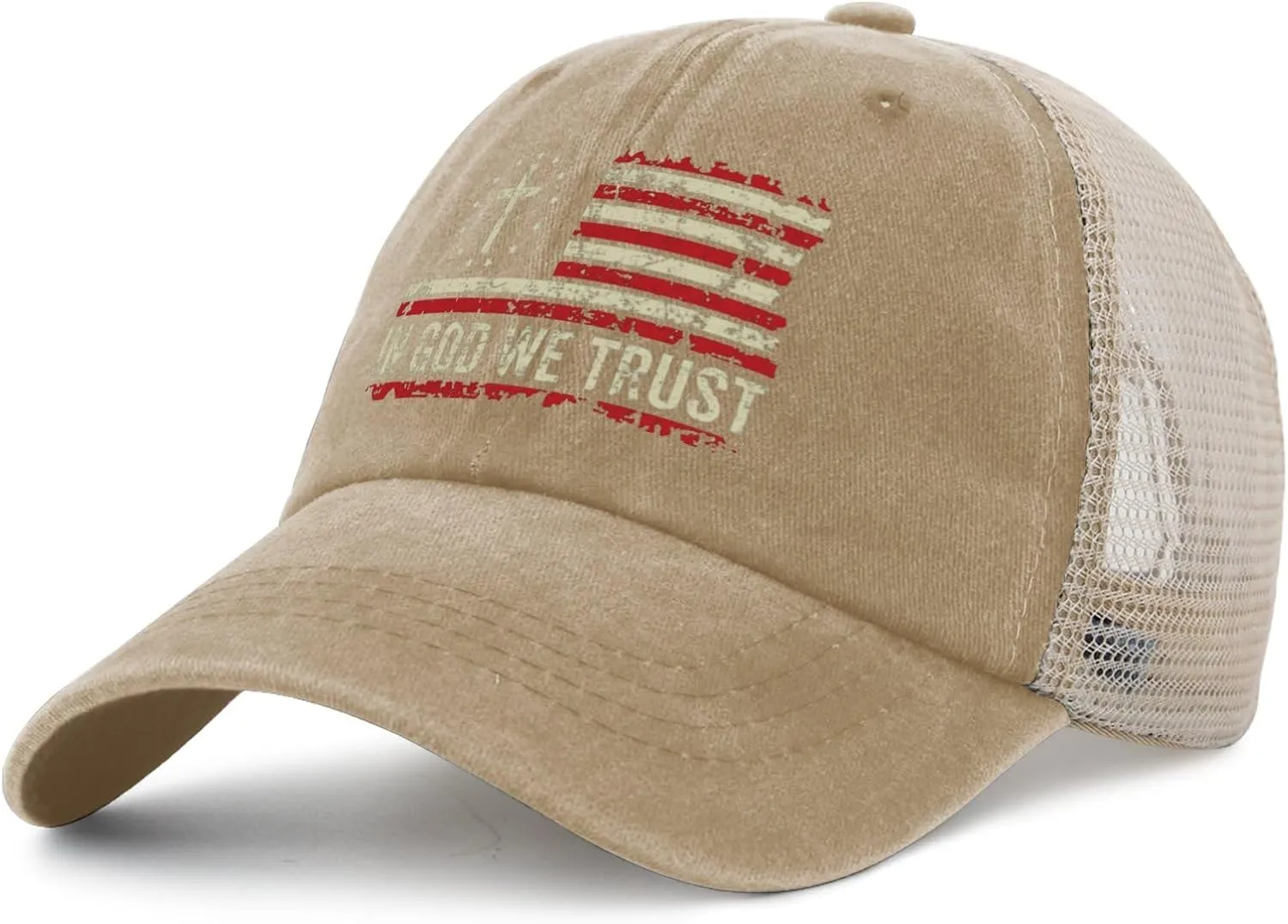 in god we Trust hat for Women Fashion Trucker hat for Women Trucker hat Cycling Cap with Design for