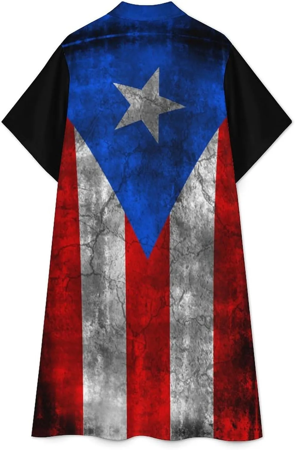 Jamaican Flag Womens Button Down Shirt Dresses Button Up Short Sleeve Blouse Tops