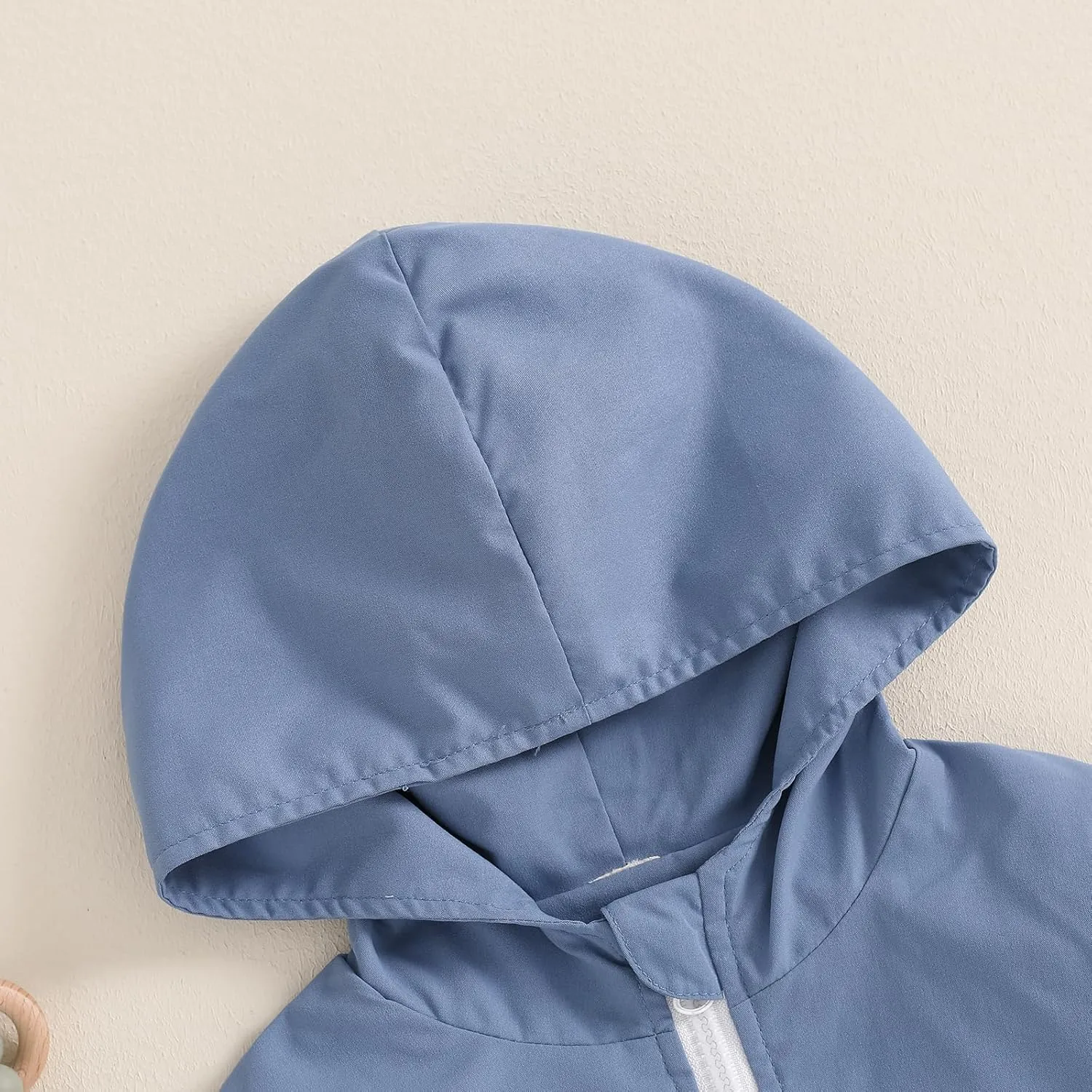 MBMSHEGH Toddler Baby Grils Boys Hoodie Zipper Waterproof Patchwork Raincoat Lightweight Windbreaker Outwear Rain Jacket 1-4T