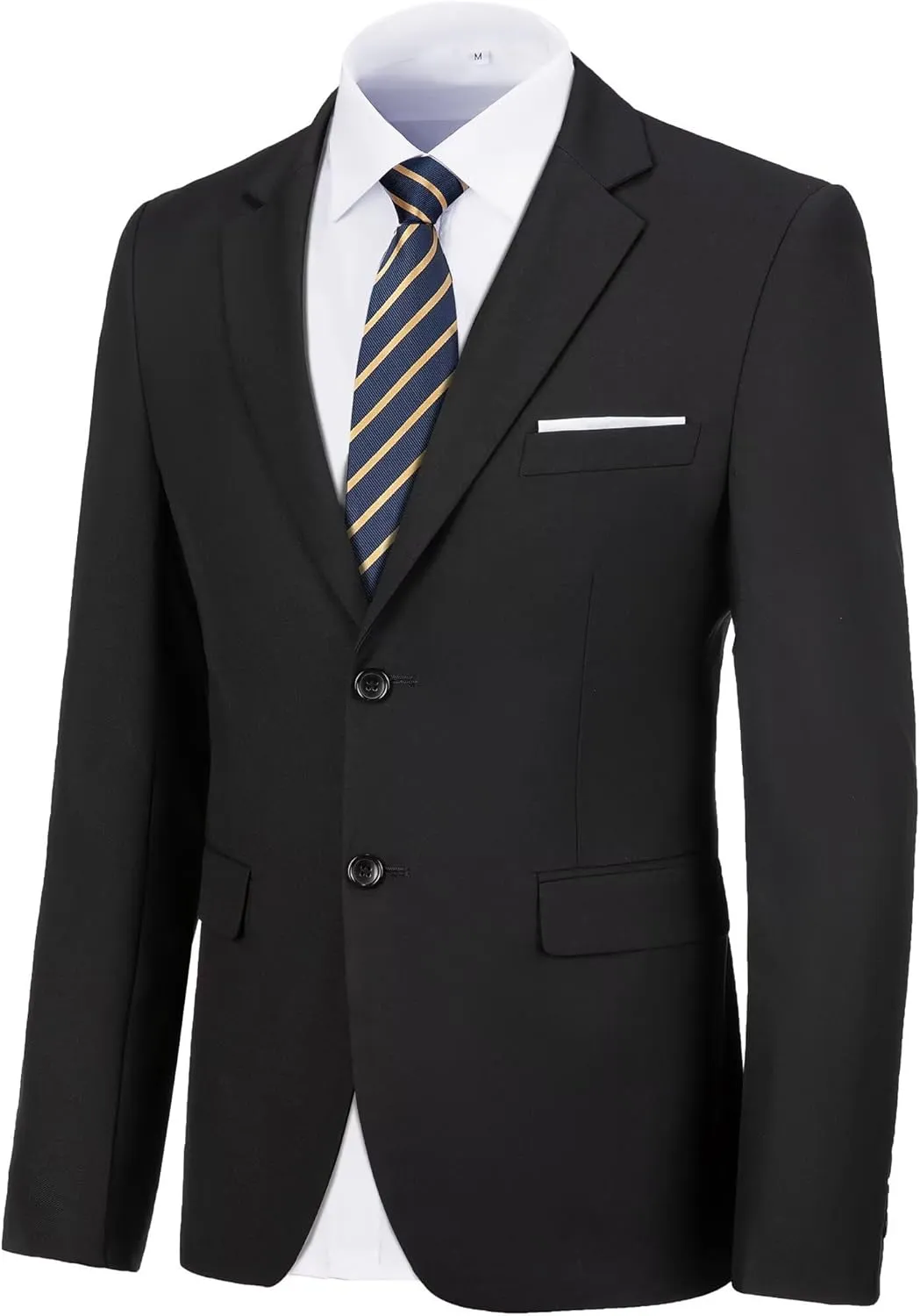 Men Blazer Sports Coat 2 Button Slim Fit Suit Jacket for Business Wedding Travel