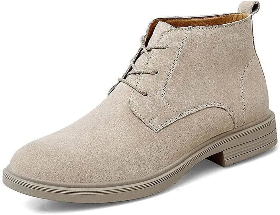 Mens Boots Men's Boots Warm Plush Men's Snow Boots Genuine Leather Men Boots Outdoor Work Ankle Boots Non-slip Walking Shoes