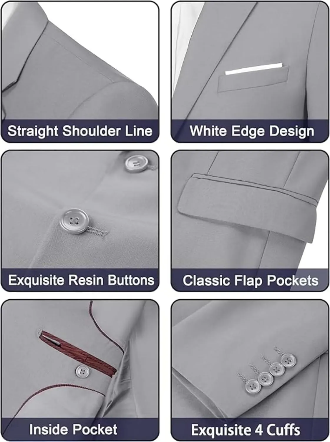 Mens Suit Jacket Slim Fit Blazer for Men Business Suit Blazer Lightweight Casual Sport Coats for Daily Summer Wedding