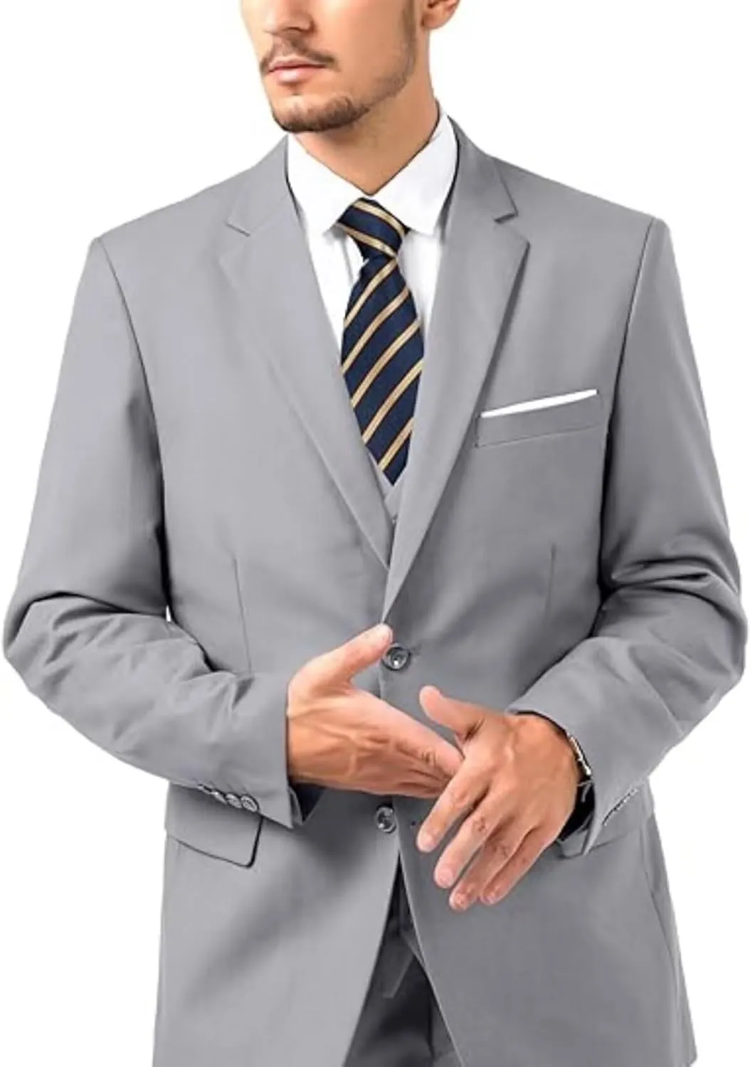 Mens Suit Jacket Slim Fit Blazer for Men Business Suit Blazer Lightweight Casual Sport Coats for Daily Summer Wedding