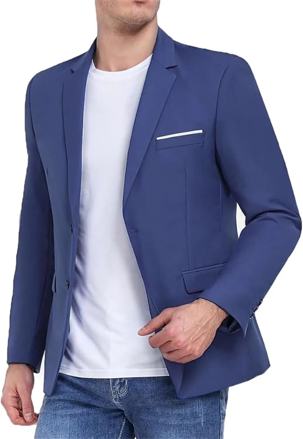 Mens Suit Jacket Slim Fit Blazer for Men Business Suit Blazer Lightweight Casual Sport Coats for Daily Summer Wedding