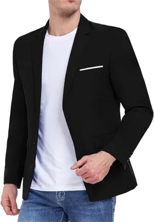Mens Suit Jacket Slim Fit Blazer for Men Business Suit Blazer Lightweight Casual Sport Coats for Daily Summer Wedding