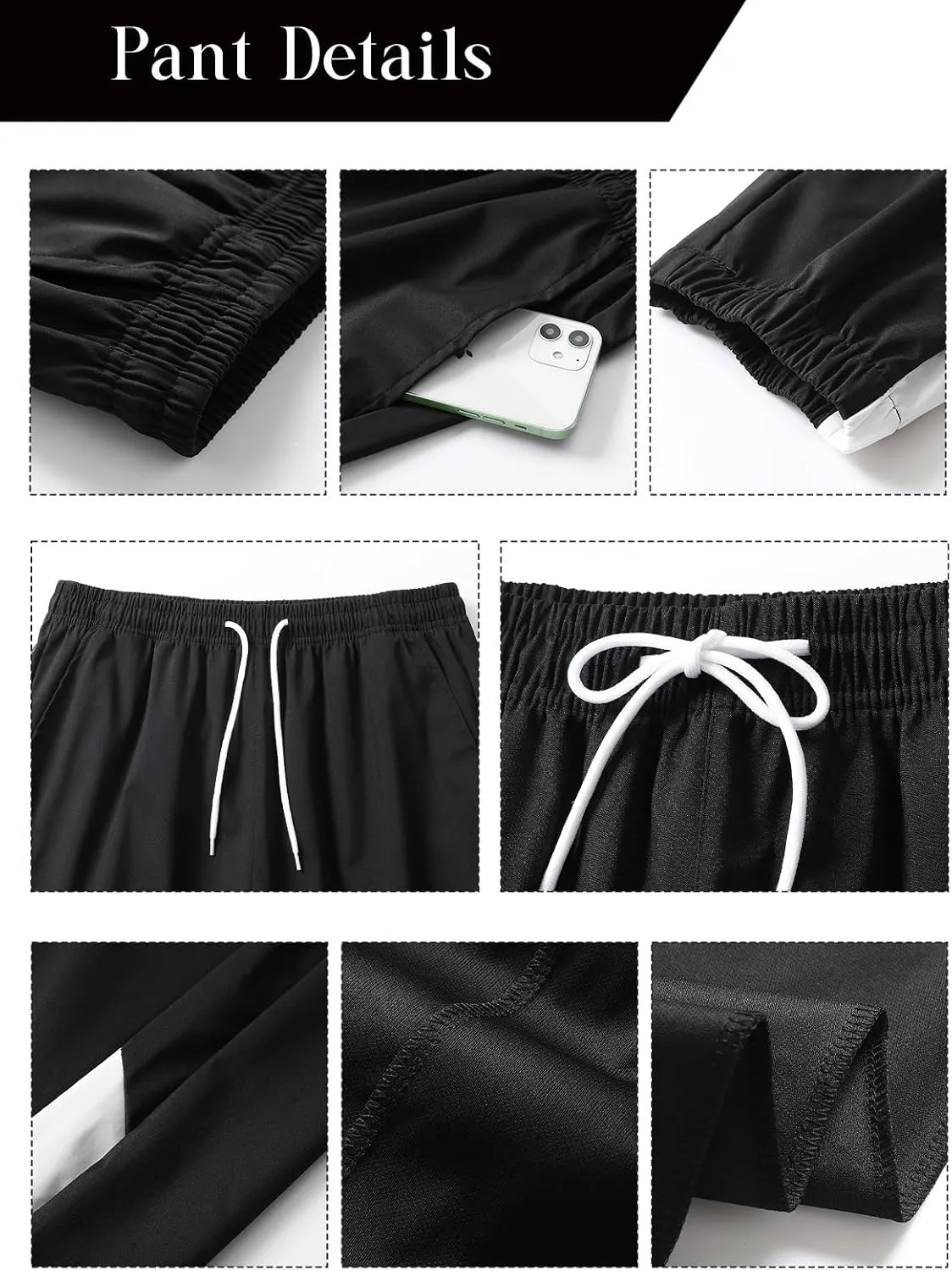 Men's Tracksuit 2 Piece Full Zip Athletic Sets Hoodie Casual Outdoor Jogging Jacket and Pants with Pockets