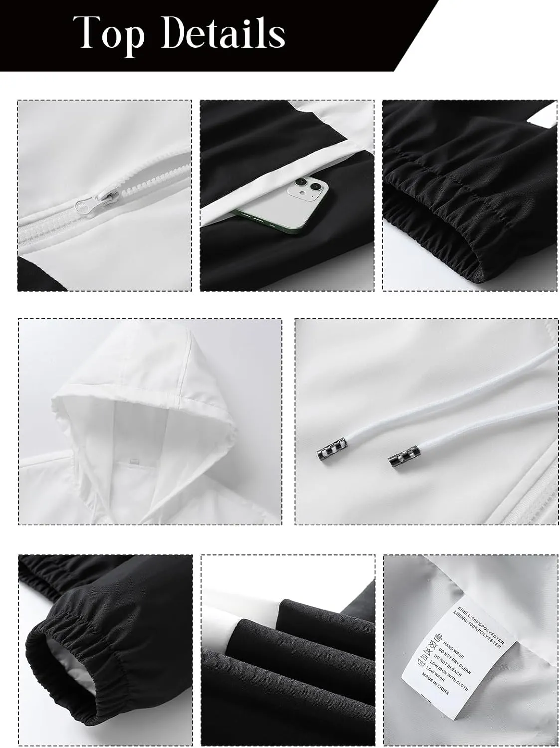 Men's Tracksuit 2 Piece Full Zip Athletic Sets Hoodie Casual Outdoor Jogging Jacket and Pants with Pockets