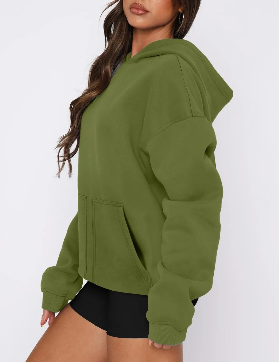 ONLYSHE Womens Half Zip Oversized Sweatshirts Casual Quarter Zipper Hoodies Long Sleeve Shirts Pullovers Fleece Outfits