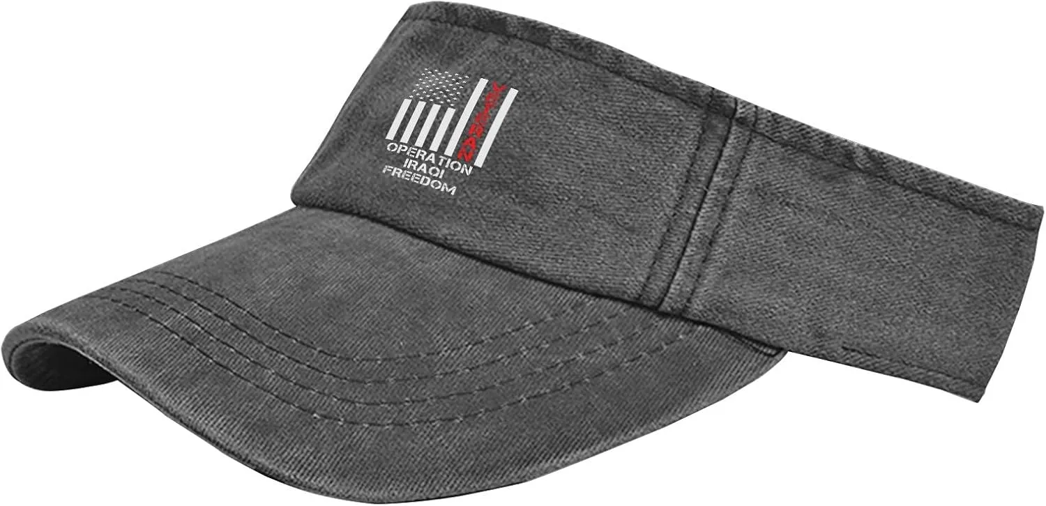 Operations Iraqi Freedom Visor Hats for Women Caps Visor Hat for Adult Running Cap Trendy Funny Visor Hats