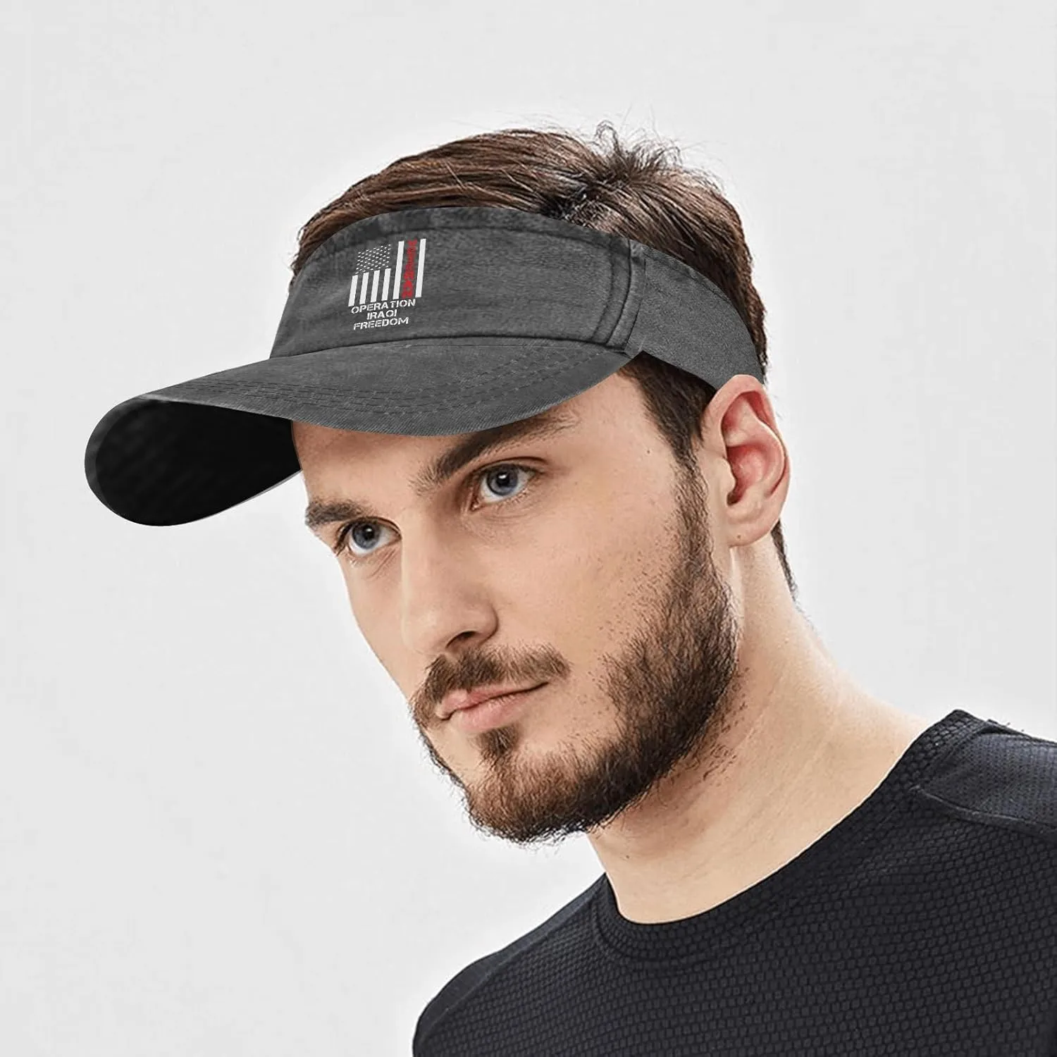 Operations Iraqi Freedom Visor Hats for Women Caps Visor Hat for Adult Running Cap Trendy Funny Visor Hats