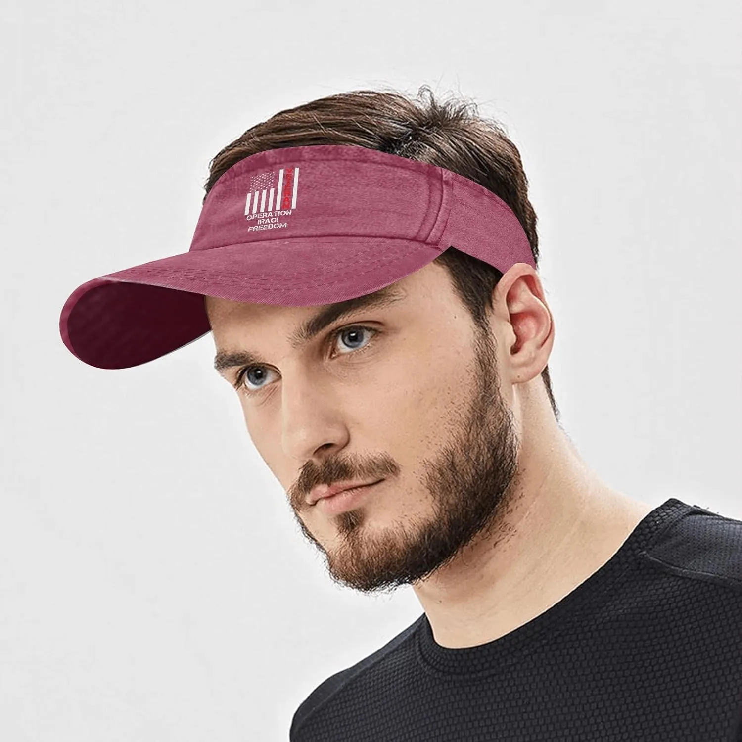 Operations Iraqi Freedom Visor Hats for Women Caps Visor Hat for Adult Running Cap Trendy Funny Visor Hats