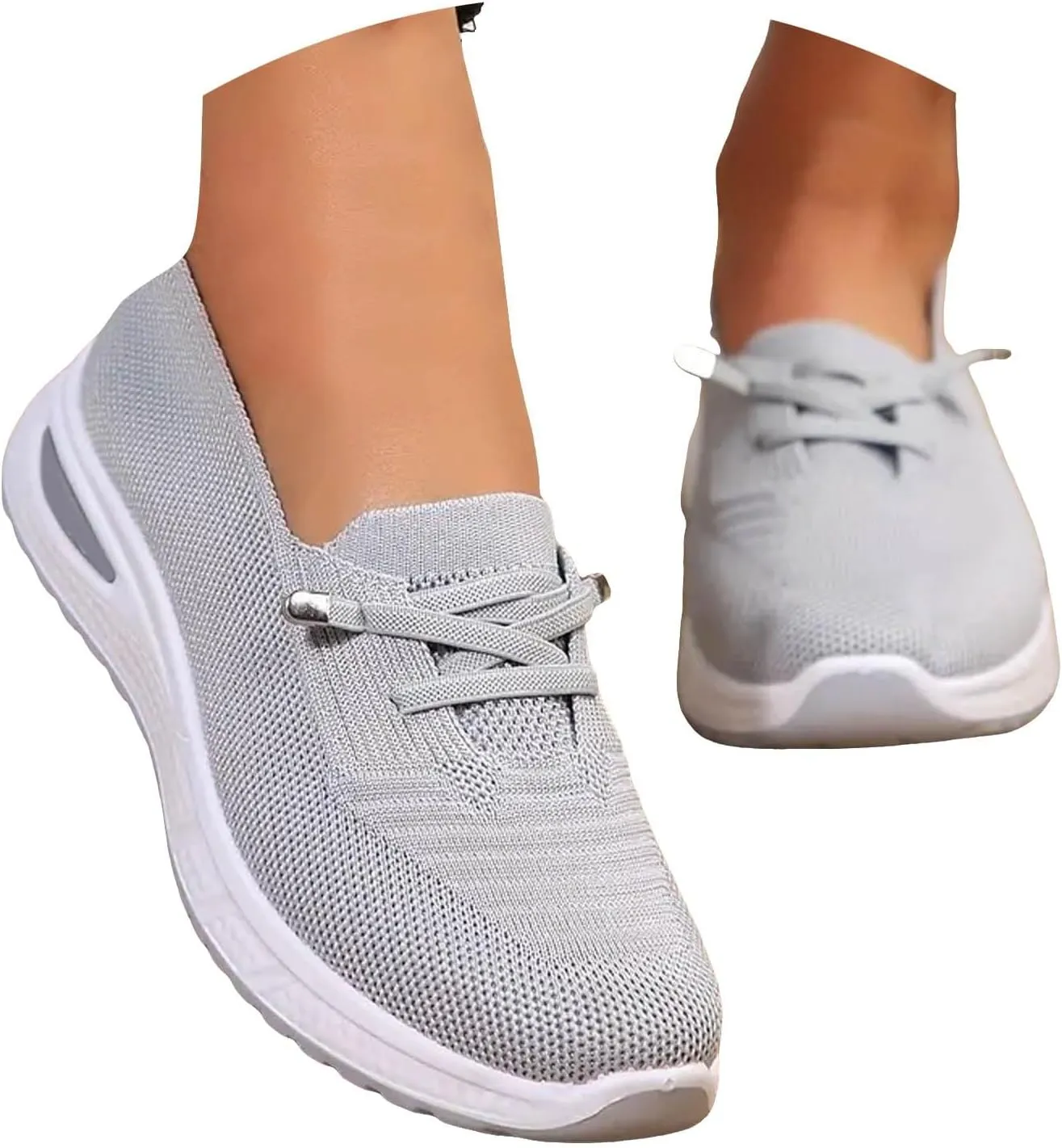 Orthopedic Shoes for Women, Women's Slip On Walking Shoe Breathable Arch Support Non-Slip Sneakers Comfortable Shoes