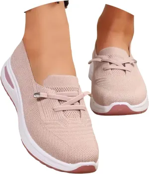 Orthopedic Shoes for Women, Womens Slip On Walking Sneakers Breathable Tennis Shoes Comfortable Mesh Non-Slip Shoes