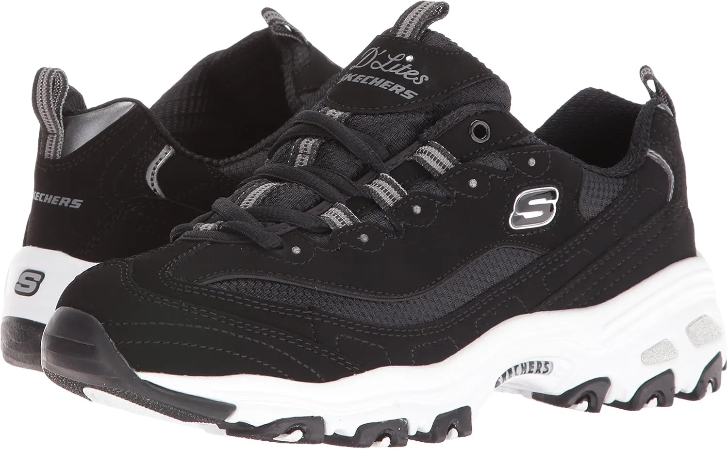 Skechers Women's D'Lites-Biggest Fan Trainers