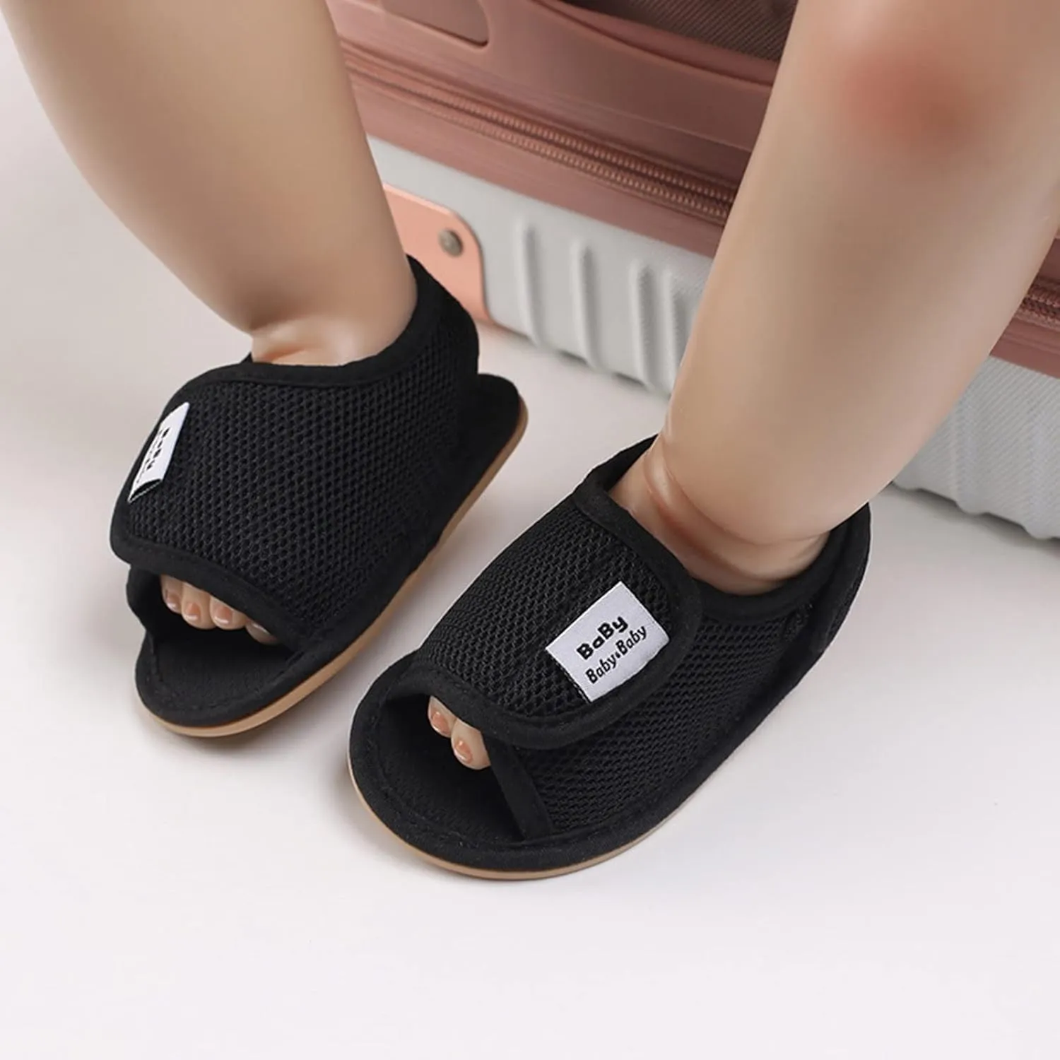 Spring And Summer Children Baby Toddler Shoes Boys And Girls Sandals Flat Mesh Breathable And Comfortable Ballet Shoes