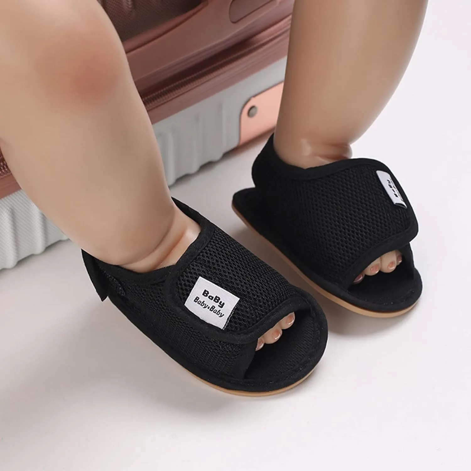 Spring And Summer Children Baby Toddler Shoes Boys And Girls Sandals Flat Mesh Breathable And Comfortable Ballet Shoes