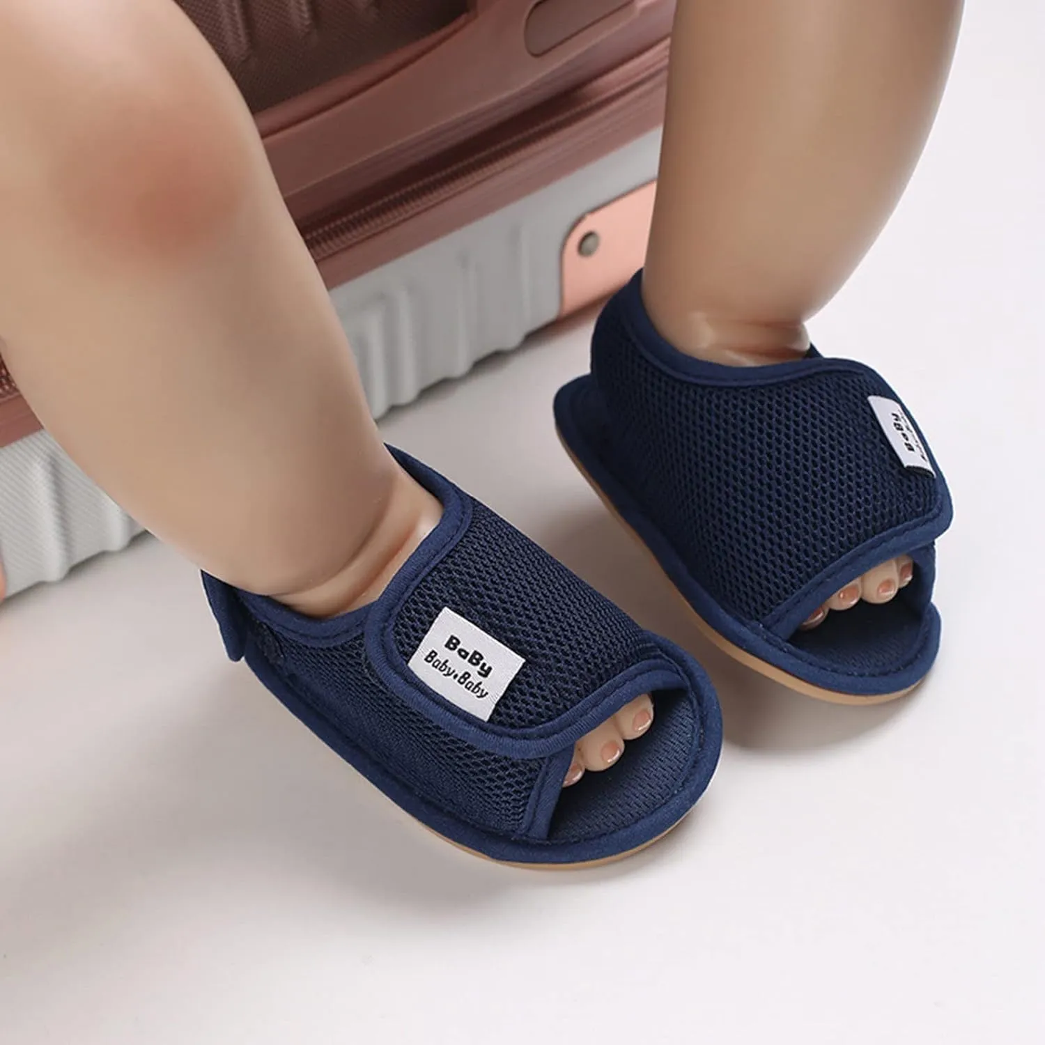 Spring And Summer Children Baby Toddler Shoes Boys And Girls Sandals Flat Mesh Breathable And Comfortable Ballet Shoes