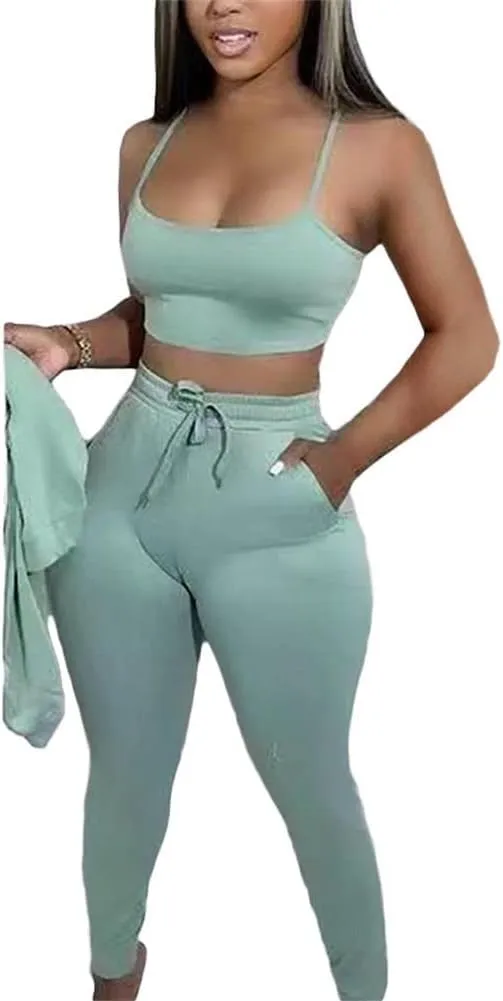 Sweat Suits For Womens 3 Piece Outfits Fall Cropped Zip Up Hoodie Jogger Pants Athletic Tracksuit Lounge Workout Sets
