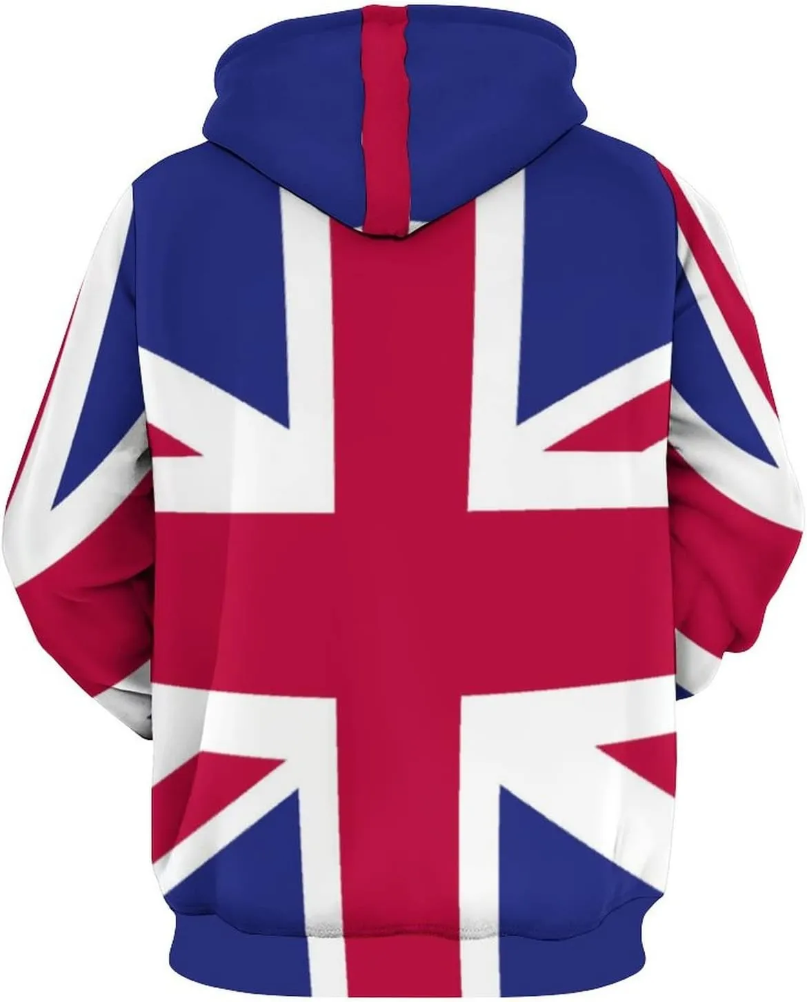 TAIZIYEAH Hoodie for Women British Flag Tops Printed Pullover Long Sleeve Sportswear Clothes Soft Fashion Graphic Oversized 2XL